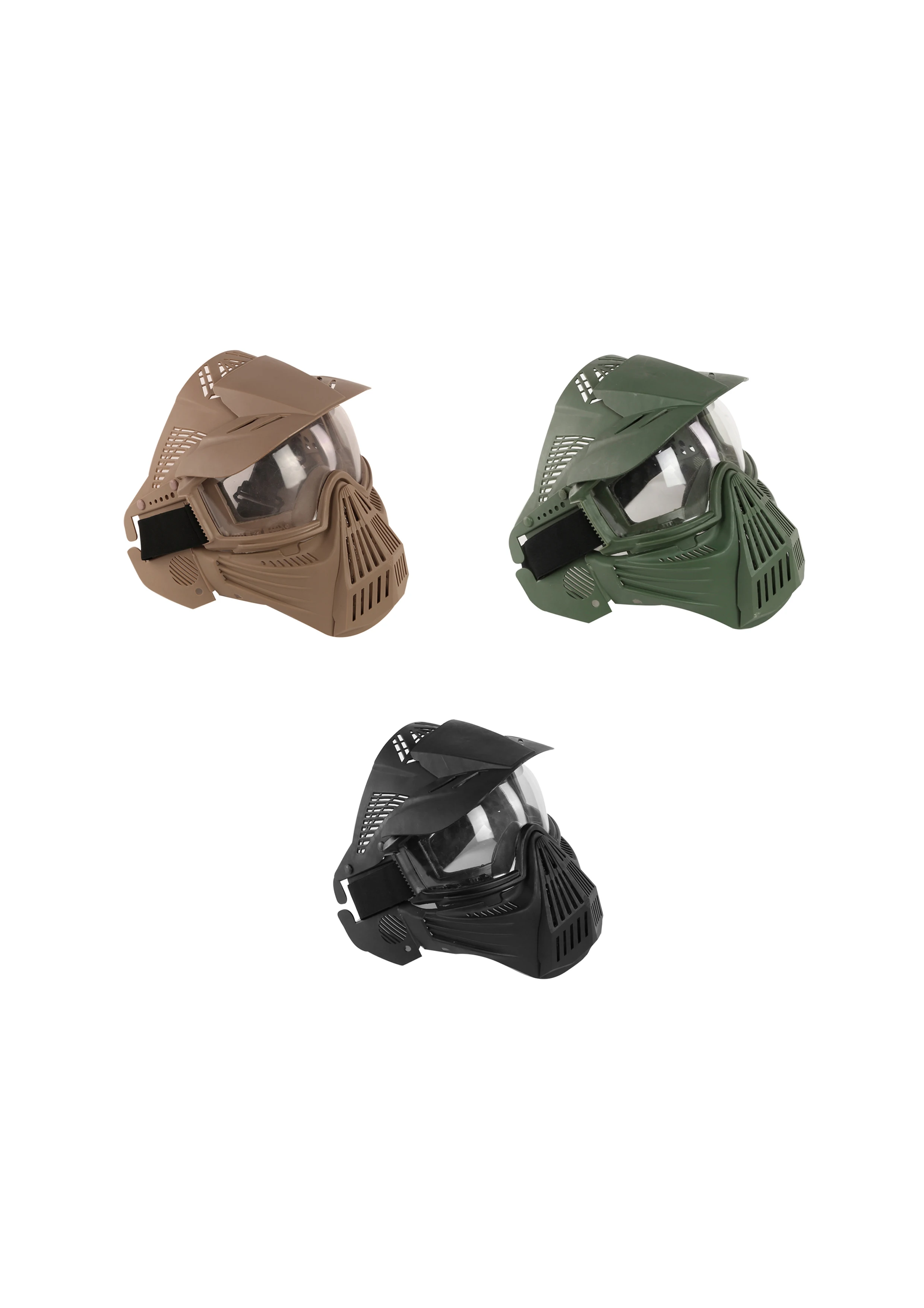 

1X CS Mask Full Face CS Game Airsoft Mask Tactical Paintball Face Guard Protector Free Shipping