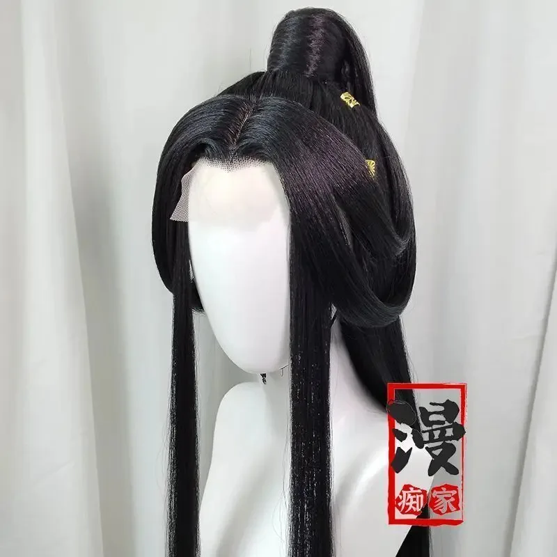 Styled Tai Zi Yue Shen Customized Tian Guan Ci Fu Heaven Official’s Blessing Huacheng Cosplay Xie Lian TGCF Wigx;4'b,5;y,8