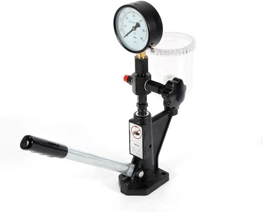 مجموعة أدوات اختبار حاقن السكك الحديدية المشتركة للديزل 600Bar/8000PSI - أداة تشخيص احترافية مع محولات (سفينة أمريكية سريعة)