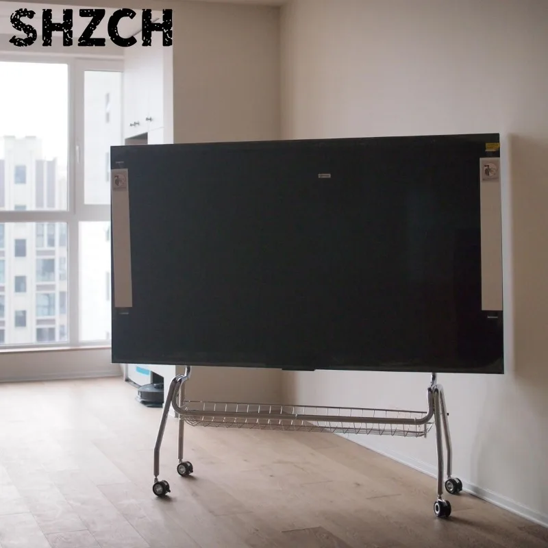 TV Stands Multifunctional Stainless Steel TV Bracket Adapted To 32-75 Inch TVs Racks Ideal for Small Home Entertainment Spaces