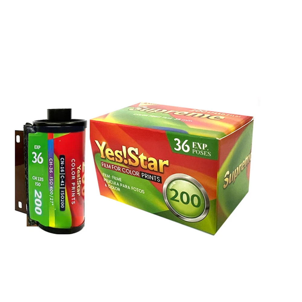 Superstar Yes! Star200/400 Color Film 135 Universal Type 35MM Color Negative Film (Shelf Life 2026)