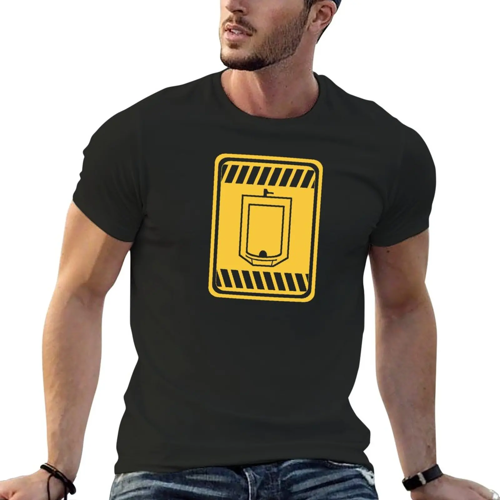 [blox] Urinal T-Shirt funnys sweat shirt mens t shirt