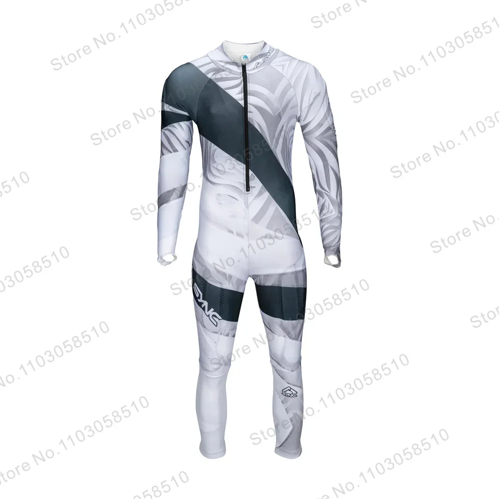 Heren Eendelige Skipakken Performance Ski Race Pak Snowboard Jumpsuit Sport Winter Flens Jumpsuits Niet-Gewatteer