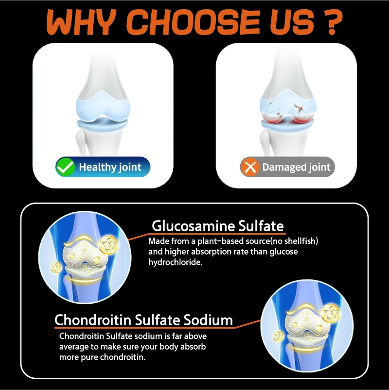 Alxfresh Chondroitin مع سم النحل لدعم الإجهاد وتخفيف المناعة والعظام والتهاب المفاصل ومكمل الإدارة الصحية