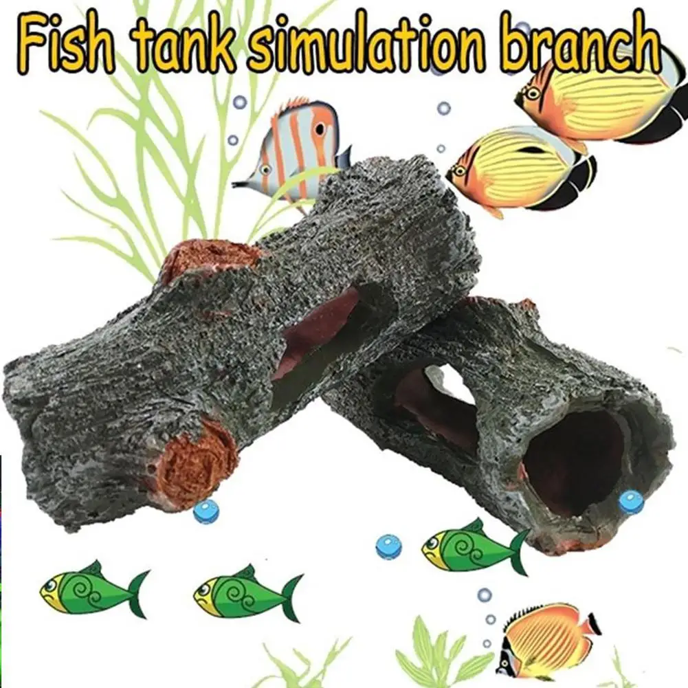 Simulierte hohle Holz-Harz-Baumzweige, Aquarium-Dekoration, Seestern-Landschaftsgestaltung, Harz-Holzfass-Baumabfälle, Aquarium-Deko
