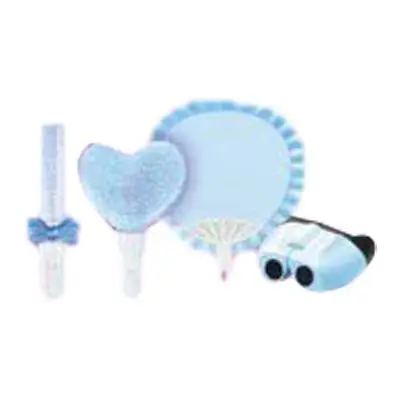 Oryginalna figurka akcji Mini Doll Support Stick Gacha Idol Fluorescent Stick Fan Model