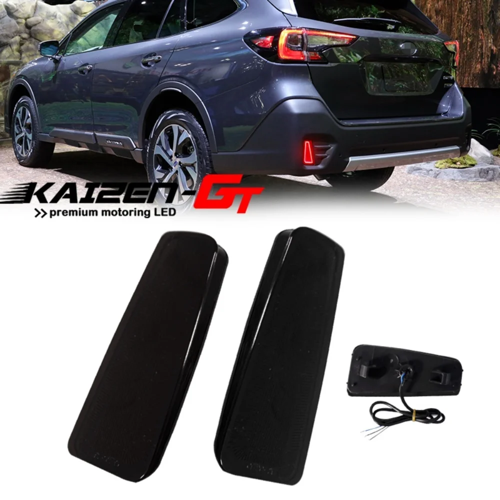 

Красный светодиодный отражатель заднего бампера автомобиля, задние/тормозные фонари, задние противотуманные фары, стоп-сигналы для Subaru Outback 2015 2016 2017 2018 2019 2020