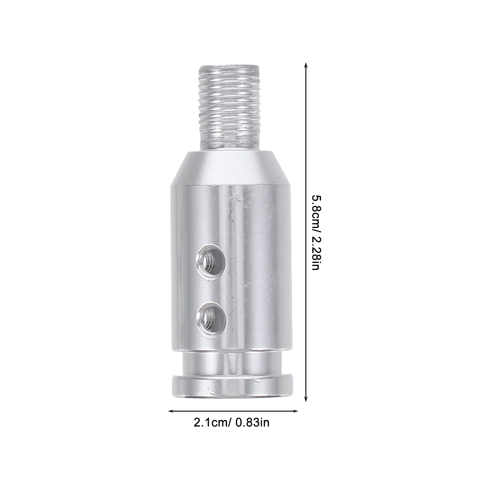Universal Gear Shift Knob Adapter Aluminum Alloy M12x1.25 Automatic Manual Shifter Connector Car Shift Knob Boot Retainer Gear