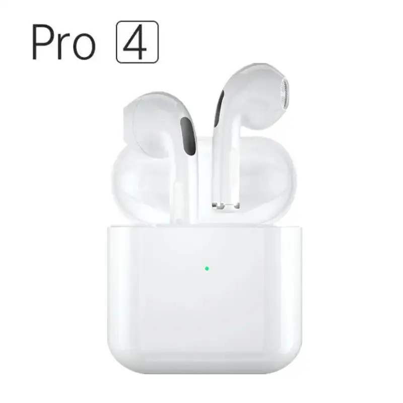 Pro 4 TWS Wireless Headphones Earphone Bluetooth-compatible 5.0 Waterproof Headset with Mic for Xiaomi iPhone Pro4 Earbuds