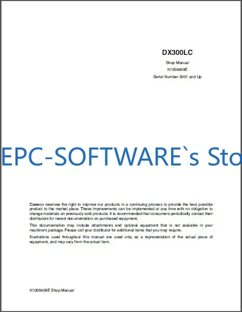 

EPC-SOFTWARE Daios Doosan Wirings Diagrams Колесные погрузчики Doosan, колесные экскаваторы и гусеничные экскаваторы, PDF