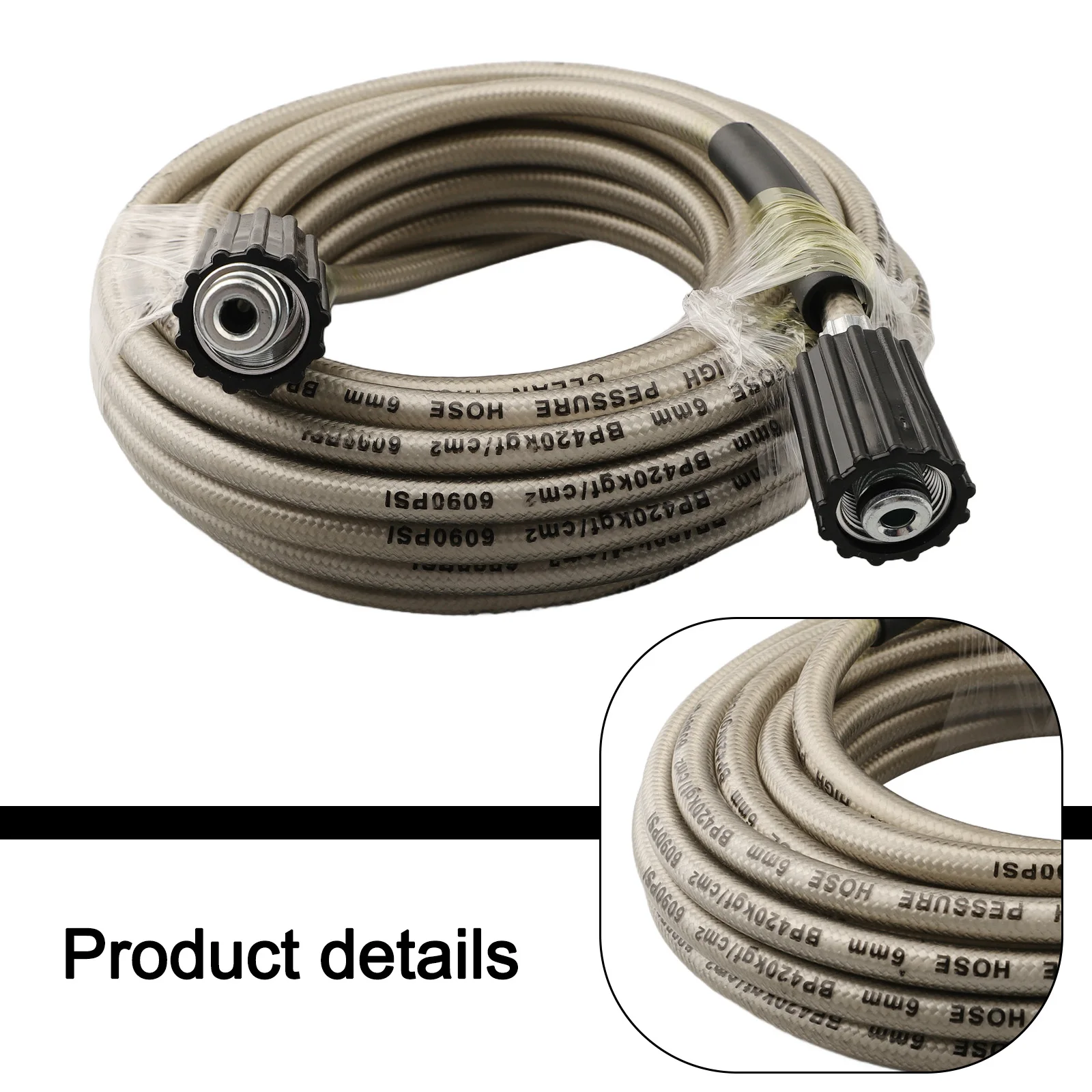 Drain Pipe Washer Hose Outdoor Cleaning Leak-Free Connection O-ring Sealing Polytetrafluoroethylene For Car Wash Machine