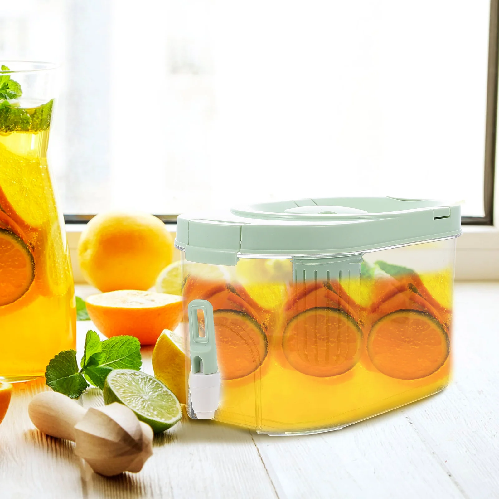 

Бытовой горшок для холодной воды, большая емкость, заварочный чайник для фруктов, контейнер для сока, гладкий диспенсер для напитков для домашнего ресторана