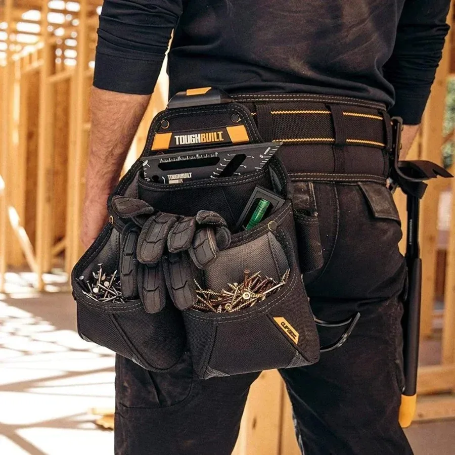 TOUGHBUILT TB-CT-42 Cinturón de herramientas Hebilla ajustable resistente Cinturón exterior resistente de suspensión rápida