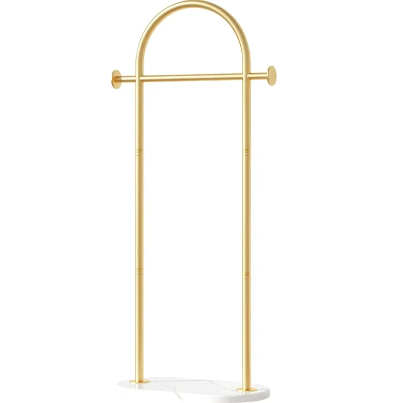 Bedroom Hanger Gold Clothing Rack Storage Coat Jacket Shoes Metal Rack Standing Shelf Colgadores De Ropa Hallway Furniture