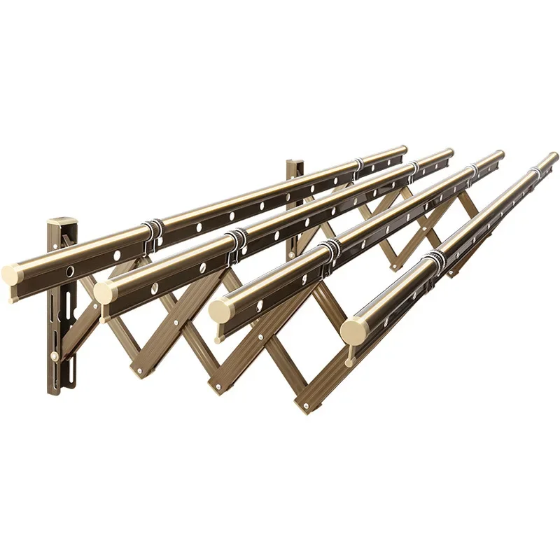 

Balcony, window, telescopic, drying rack, outdoor, push pull, household