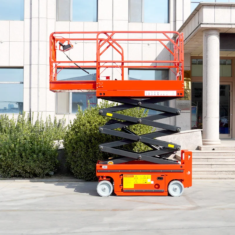 Scissor Lift Platform Elevator Manufacturer Hydraulic Lifting  Electric  Passenger 10m 12m for High-altitude Operation