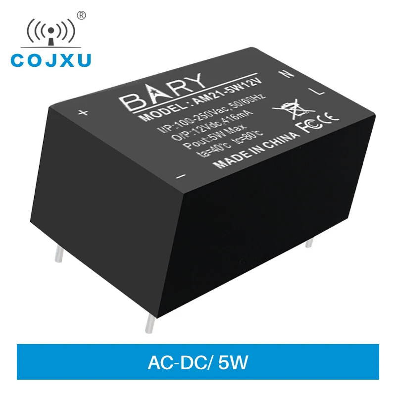 AC-DC Buck Power Supply Module 100V 250V To 5V 5W  Step-down Voltage AC Isolation Stabilized COJXU AM21 Series