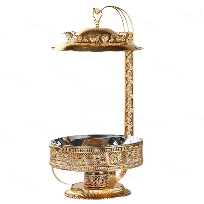 

8 Liters Hotel Restaurant Gold Cover Stove, Buffet Stove 6 Liters Party, Wedding