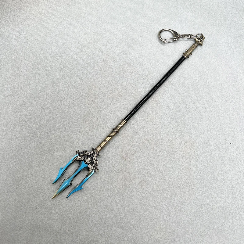 22 سنتيمتر أوديسي بوسيدون ترايدنت التيار المتناوب لعبة طبق الاصل نموذج معدني كاساندرا تحصيل سطح المكتب زينة هدية ملحق اللعب #1