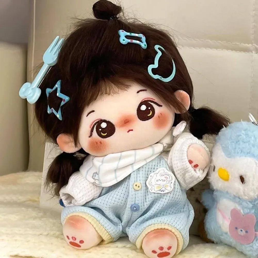 

Комбинезон 20 см, хлопковая кукольная одежда, нагрудник, милая кукольная одежда с рисунком кролика, милая хлопковая кукольная одежда, детский подарок
