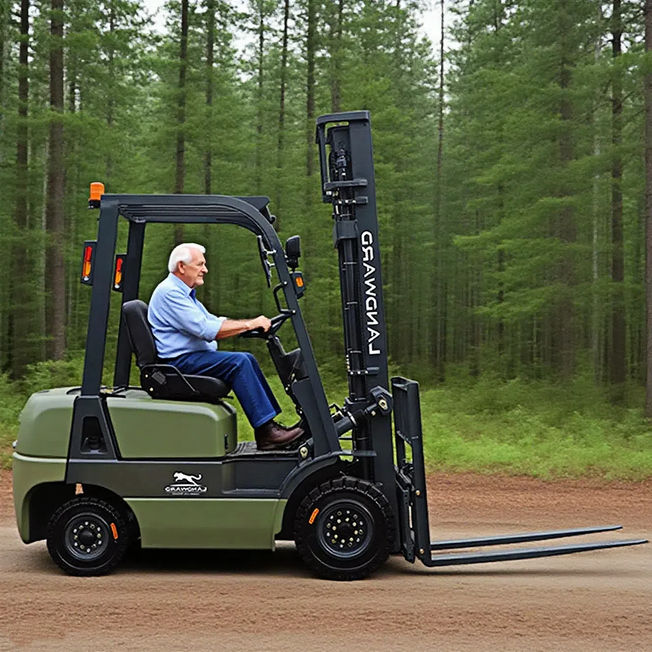 

Euro 5 Small Balanced Weight Forklift Household 4WD All-In-One Diesel Forklift 4 Ton Warehouse Handling Forklift EPA Customized