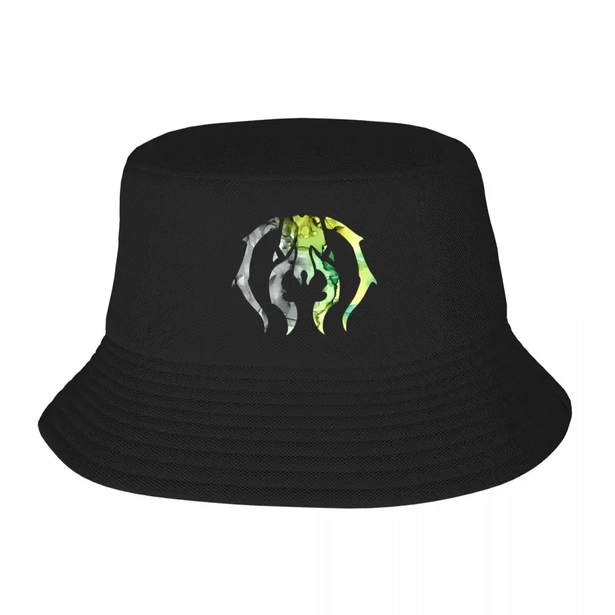 MTG Golgari Swarm Ravnica Guild Insignia Logo Black Background Bucket Hat summer hat Cosplay For Women 2024 Men's