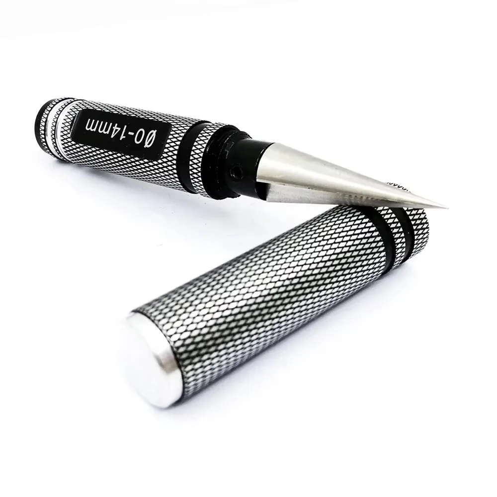 0-14mm skala rozwiertak rozwiertak dziurkacz narzędzie rozwiertak otwór stalowy otwór RC montaż RC obudowa samochodu wysoka stal tytanowa powłoka