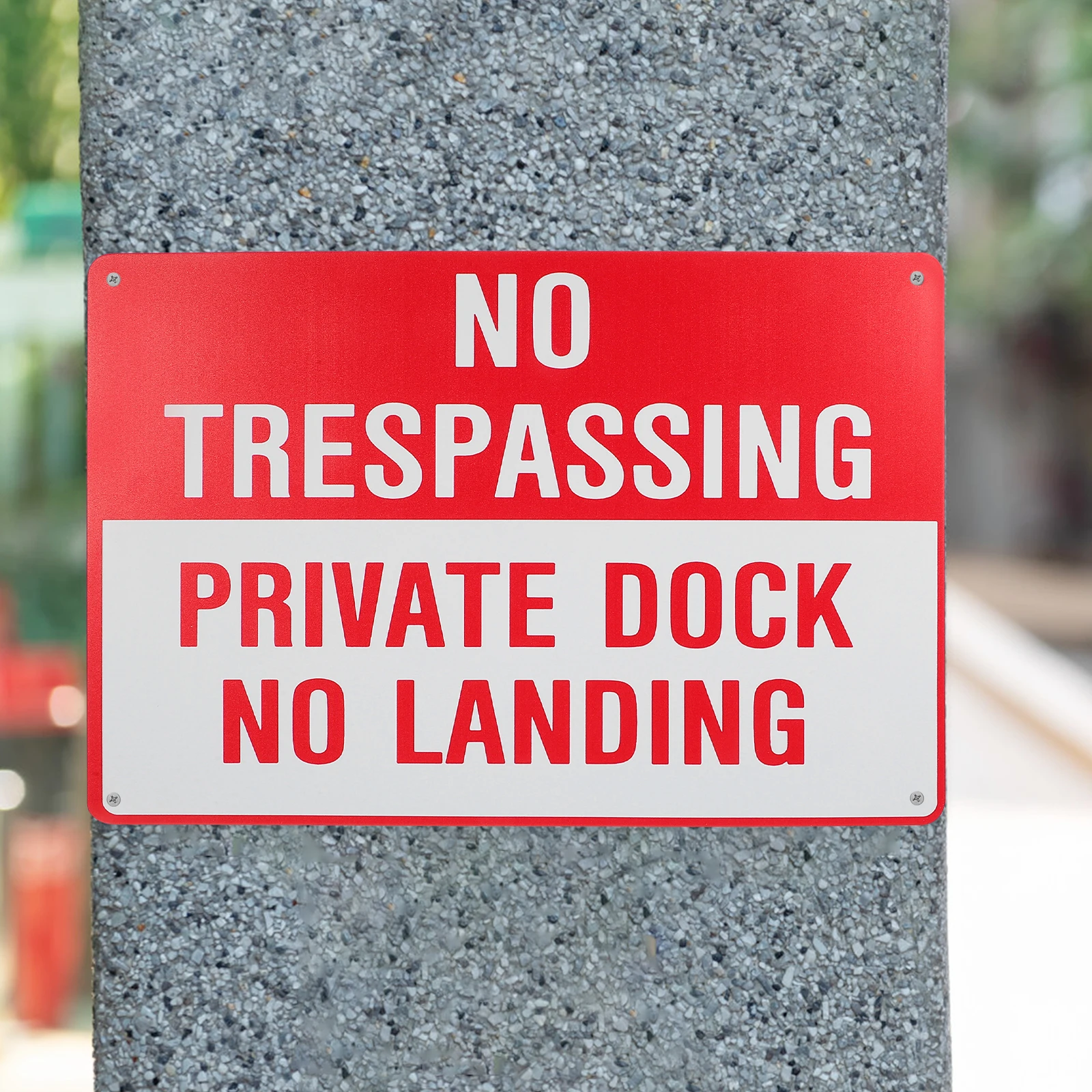 Warning Safety Sign No Entrance Visual Reminder Easy Install Public Wall Traffic Security Caution Labels