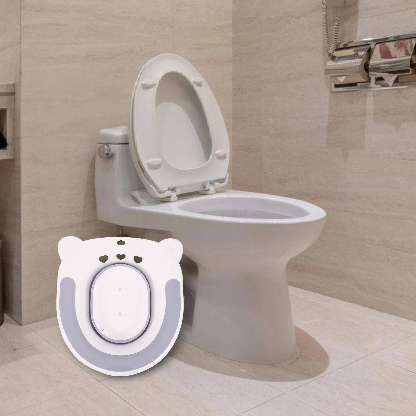 

1 шт., унитаз, умывальник для ванны для беременных, послеродовой уход за геморрой, складной серый защитный умывальник для унитаза