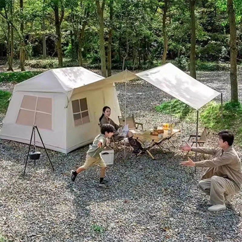 

Inflatable Rainproof Tent Outdoor Thickened Portable Lightweight Camping Tents Comfortable Breathable Large Space Shelters