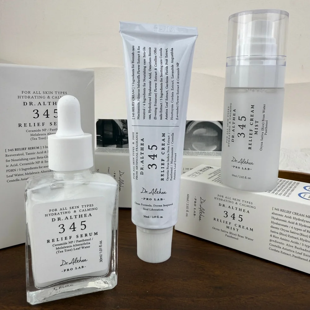 345 Repair Cream to Improve Acne Marks Repair the Skin Barrier Moisturize All Skin Types 147 Antioxidant Cream Brightening Cream