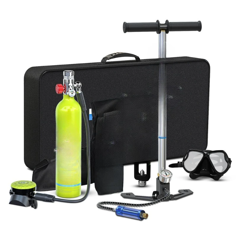 

Convenient diving equipment, breathing apparatus, snorkeling equipment, diving mask set, oxygen cylinder