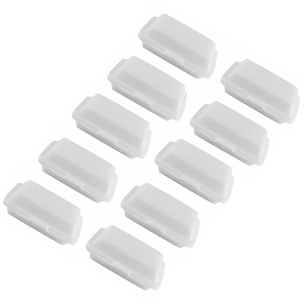 10 Pcs Playset Accessories Mini Lunch Box Simulation Takeaway Toy Glass House Case White Adornments