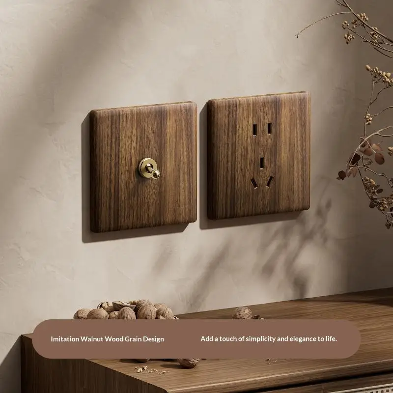 2 Gang Toggle Light Switch With Brass Levers And Retro Design Perfect For Home Renovation Rustic Interior DecorationBH-ELEVEN