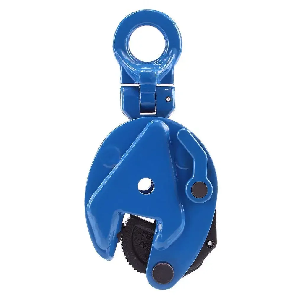 Plate Clamp, 2200lbs Plate Lifting Clamps,1T，Jaw Opening up to 0.6 inch, for steel plate Lifting and Transporting