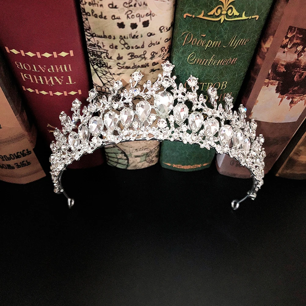 

Elegant Bridal Crown Rhinestone Hair Accessory Wedding Party Prom Fashion Headwear Tiara Bride Hochzeit Accessories