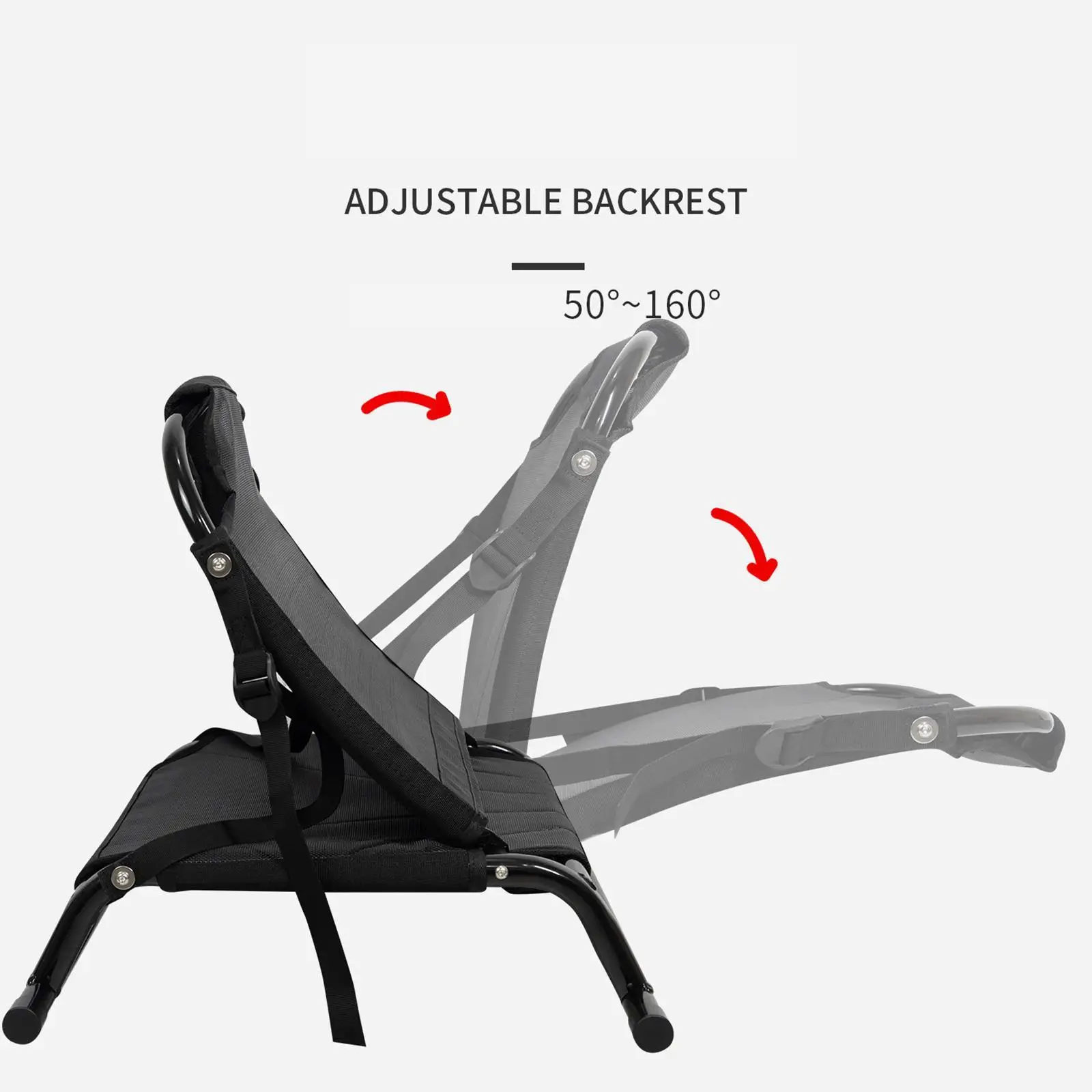 Kayak Seat Breathable with Backrest for Fishing Inflatable Kayak Travel