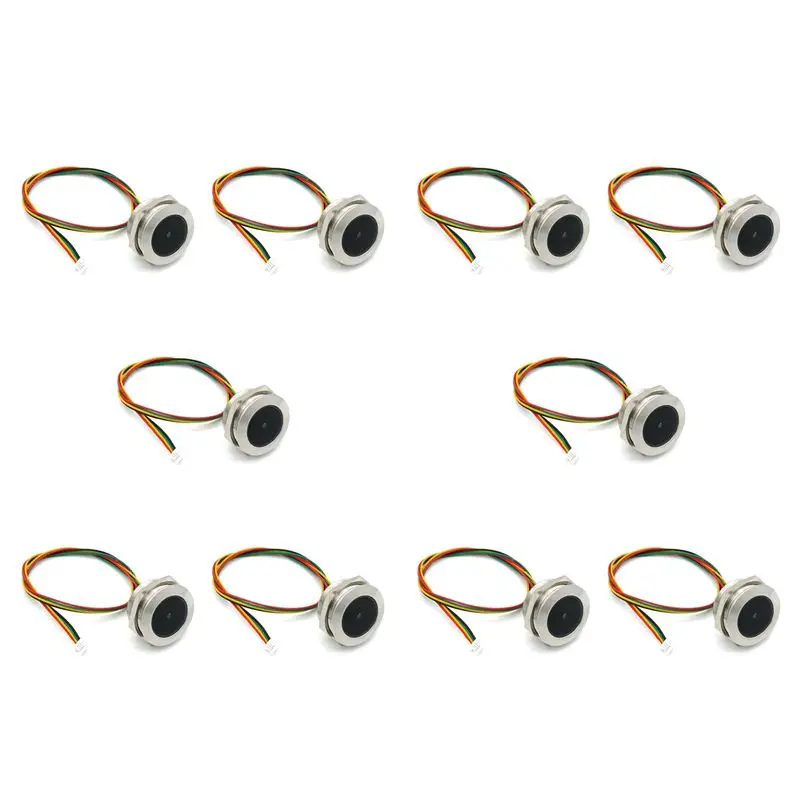 Stylish-10X GM60 UART Stainless Steel Controlled Ring Indicator Light 1D/QR/2D Bar Code Scanner QR Code Barcode Scanner Module