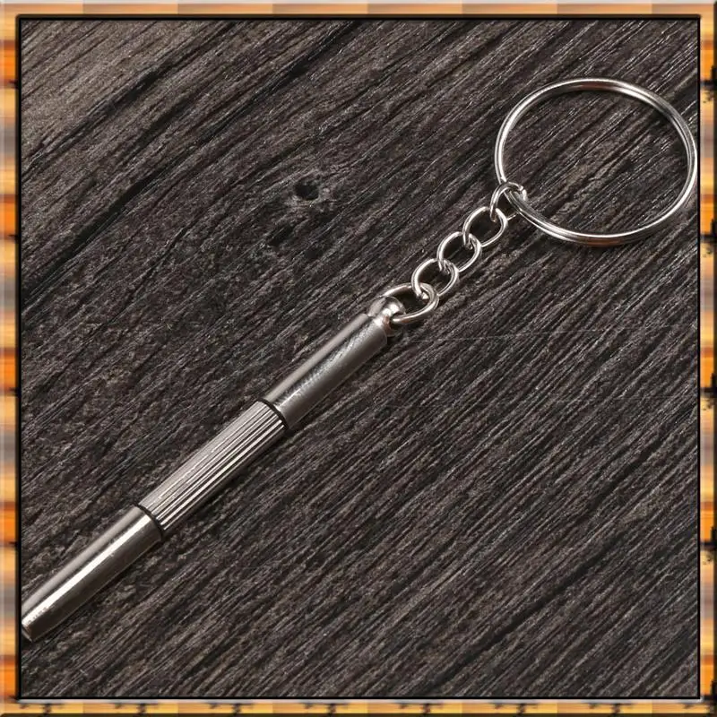 2025 Trend100pcs/Pack 3 In 1 Eyeglass Screwdriver Sunglass Glasses Watch Repair Tool Kit With Keychain Portable Screwdriver Tool