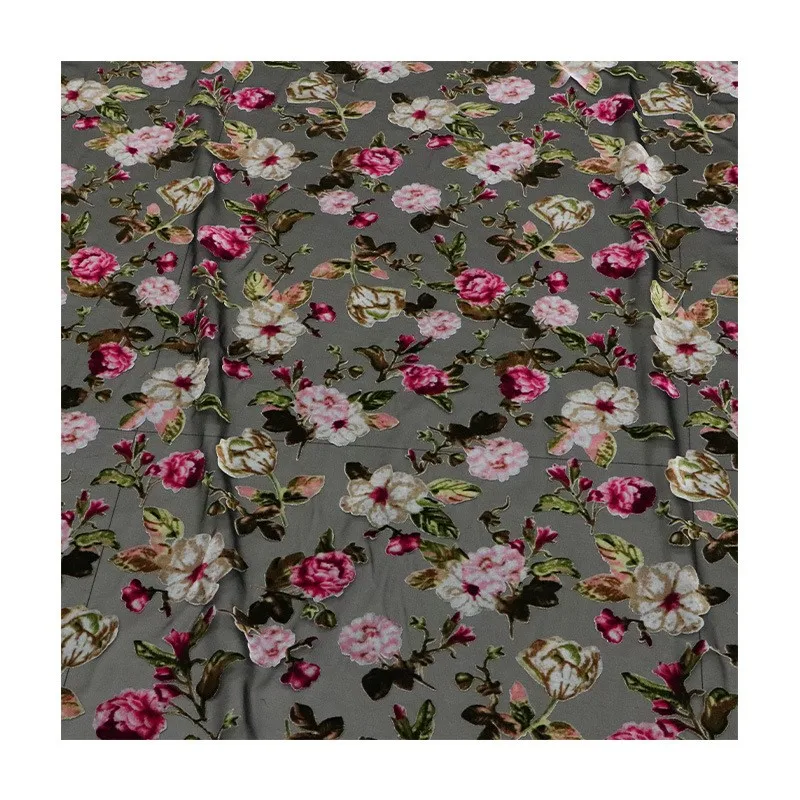 여성 의류 나이트가운 드레스 치파오용 직조 브로케이드 비스코스 및 벨벳 원단