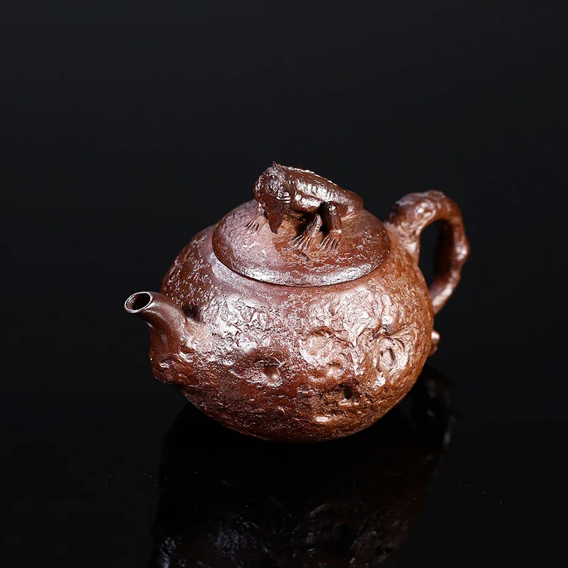 Wholesale Handmade Piece Enduring Elegance Crafted In A High-End Longyao Wood-Fired Kiln With Golden Clay 320Cc Premium Tea S