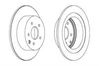 Store code: DDF1590 for rear brake disc mirror flat QASHQAI 292-12 JUKE 10- (× 5)