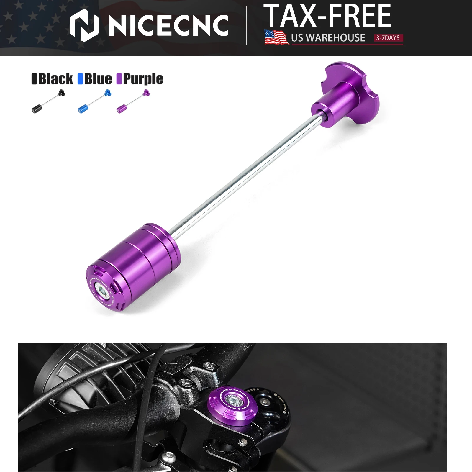

NICECNC For 2025 2024 2023 Surron Light Bee X S L1E Front Fork Suspension Core Aluminum For Segway X160 X260 Electric Dirt Bike