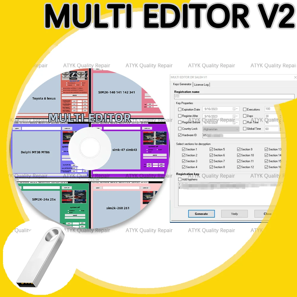 

Scanning tool MULTI EDITOR V2 with Keygen For Toyo-ta Le-xus Repair interface scanner automotriz diagnostic pour voiture tuning