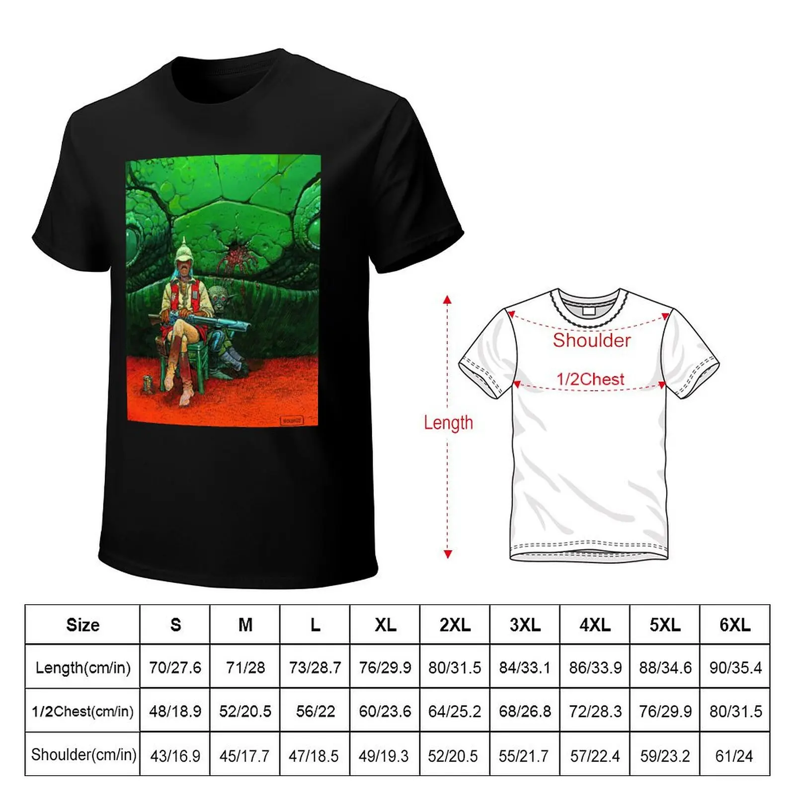 Moebius The Fatal Major T-Shirt Tough Fabric Work Tee