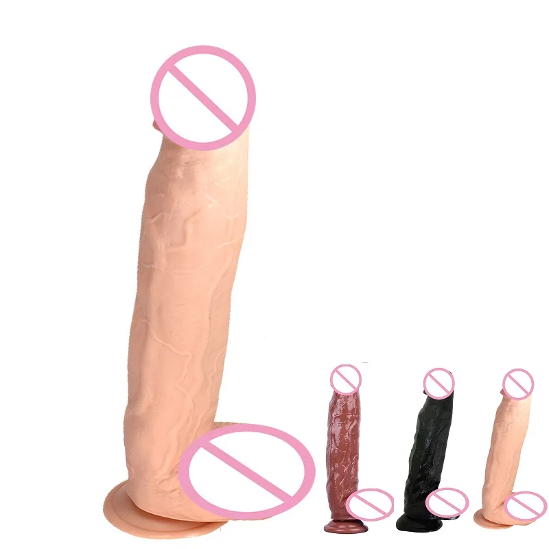 12.2inX2.28in Dildo Realistic Huge Erotic with Suction Cup Sex Toys for Woman Super Huge Dildo Sex Very Big Penis Adult Sex Toys