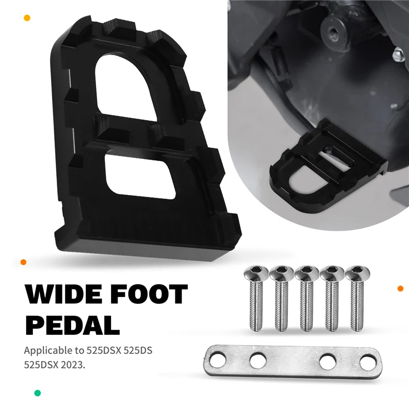 

A82M-аксессуары для мотоциклов, педаль ножного тормоза, увеличенные широкие подножки, педали для VOGE 525DSX 525DS 525DSX 2023