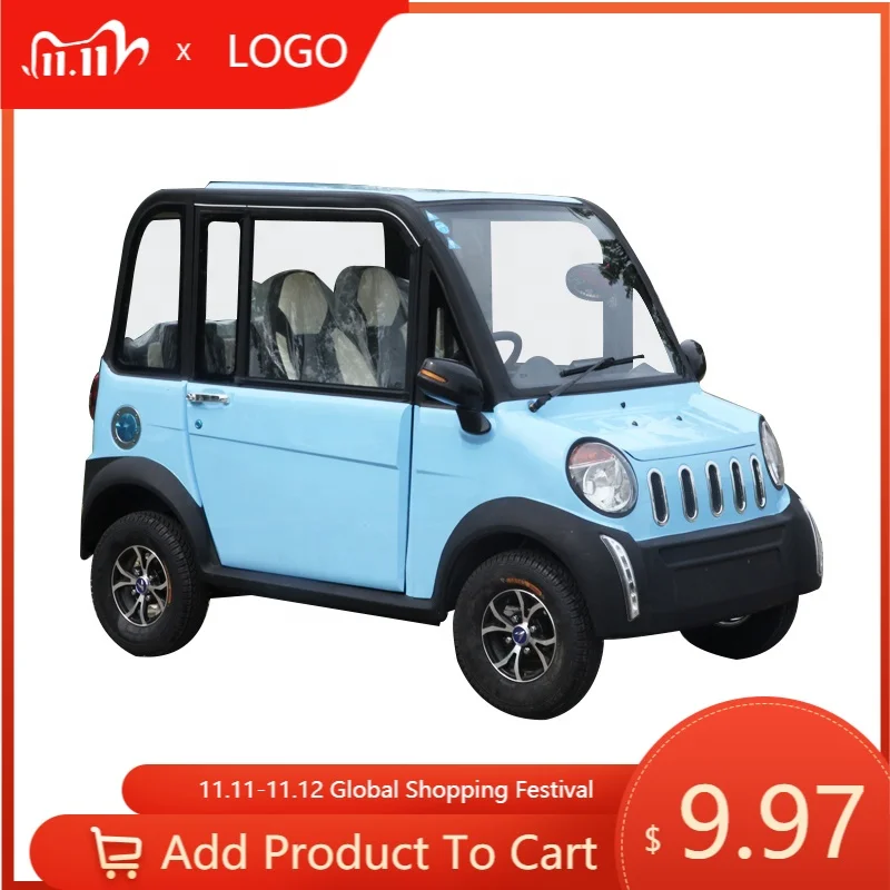 DXY1200 watt motor remote four-seat four-wheel closed body electric vehicle