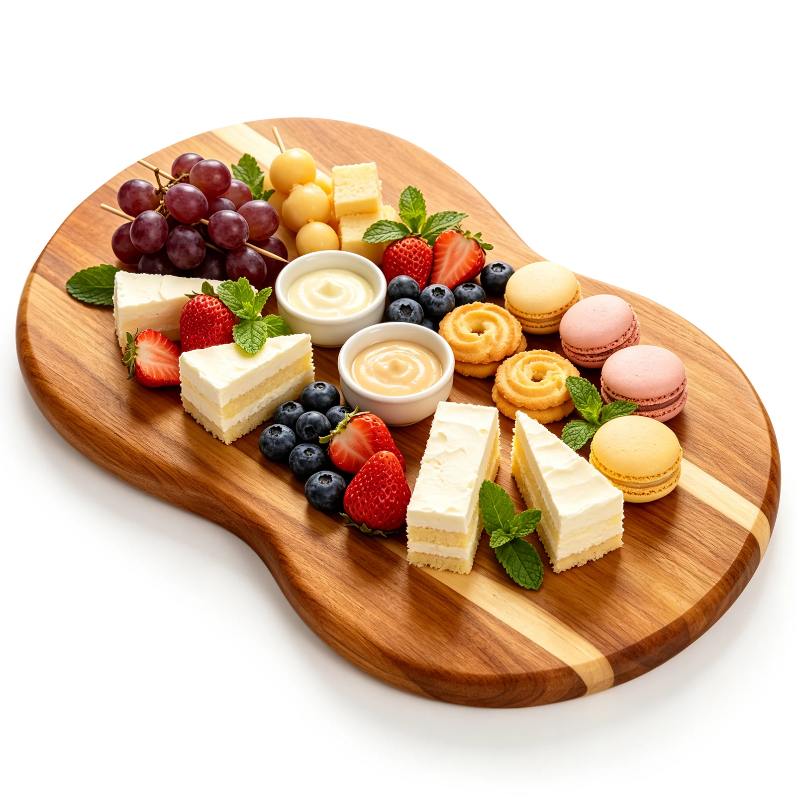 Irregular Acacia Wood Cutting Board Easy Grip Chopping Board Versatile Charcuterie Platter Dinning Serving Plate Kitchen Gift