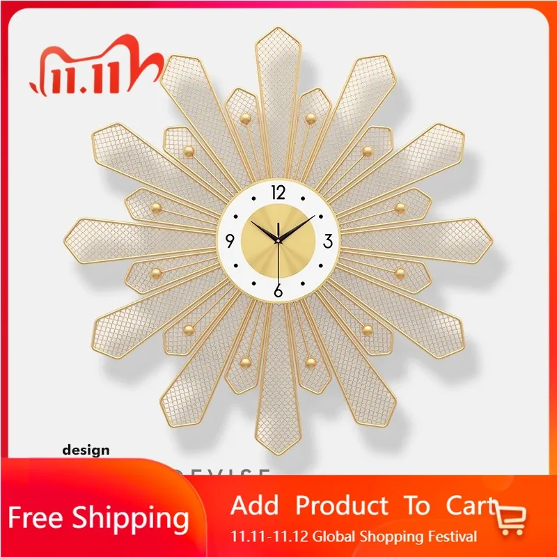 

Luxury European Wall Clocks Show Italian European Minimalist Simple Fashion Wall Watch Design Reloj Pared Living Room Decoration